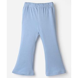 Bonfino Disney 100% Cotton Lycra Knit Full Length Leggings With Stitch Print Pack Of 2 - Light/Sky Blue & Pink